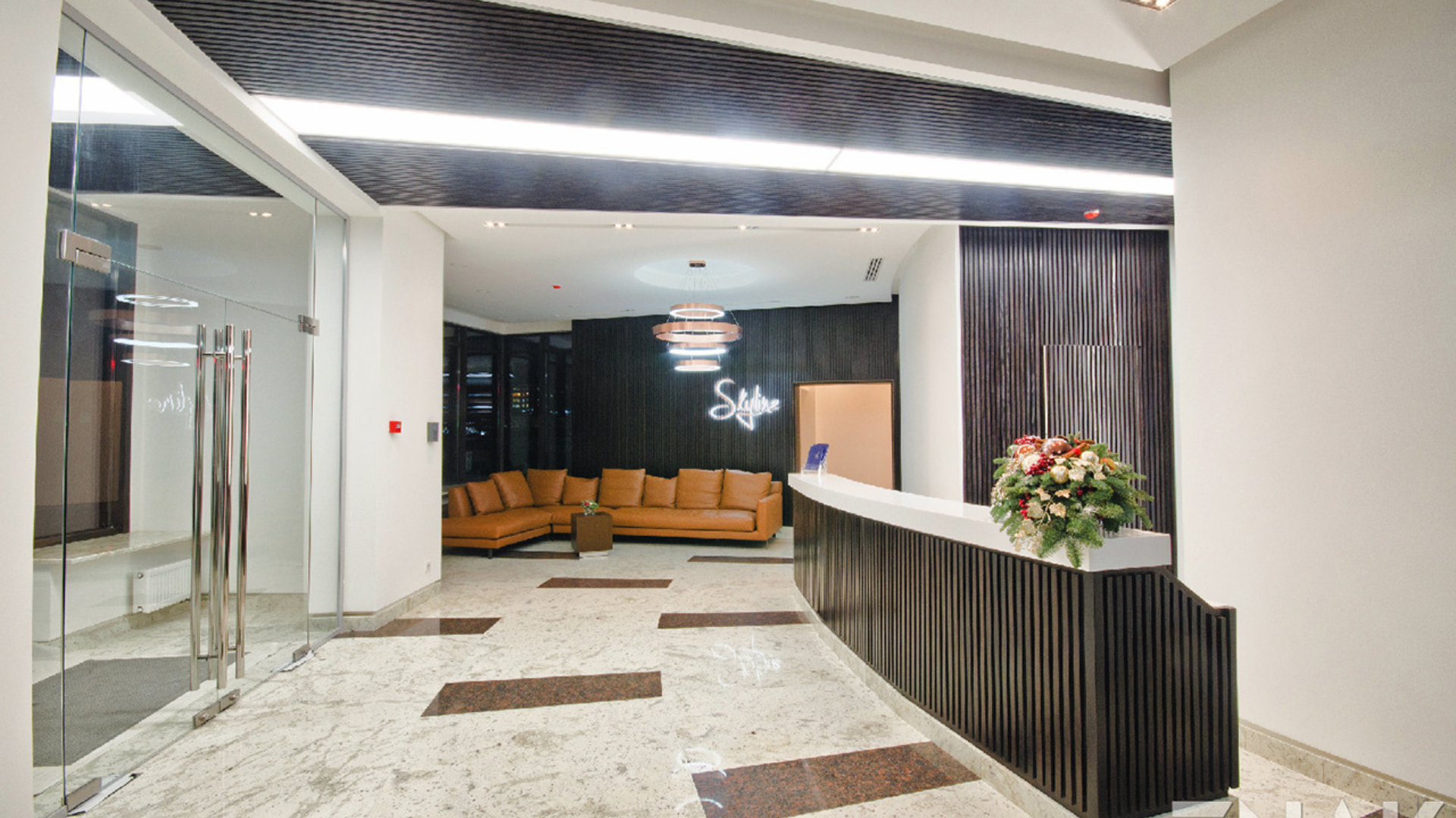 Sales office of Skyline residential complex